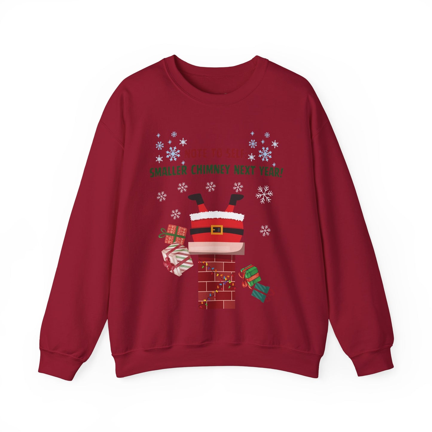 Santa’s Stuck Again! Unisex Sweatshirt