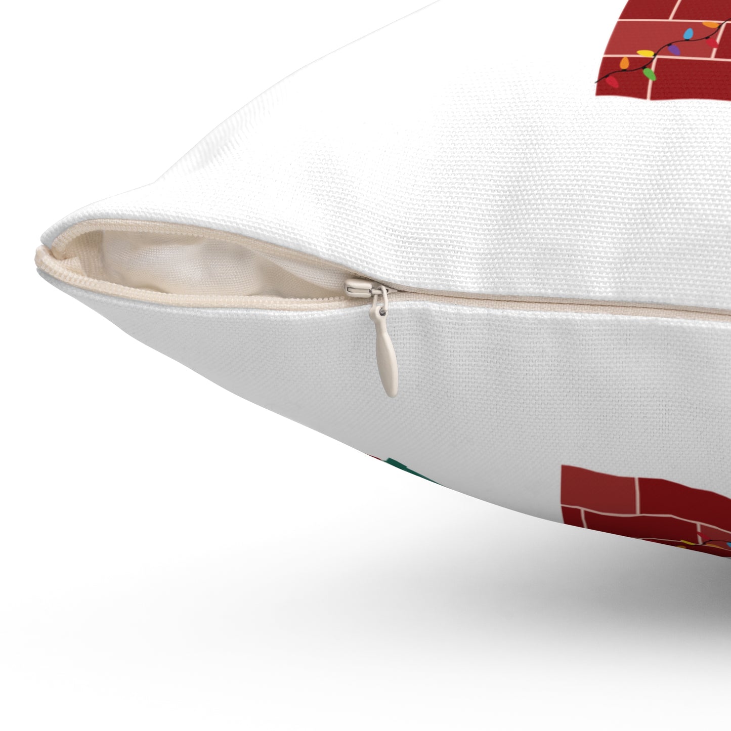 Santa’s Stuck Again! Spun Polyester Square Pillow