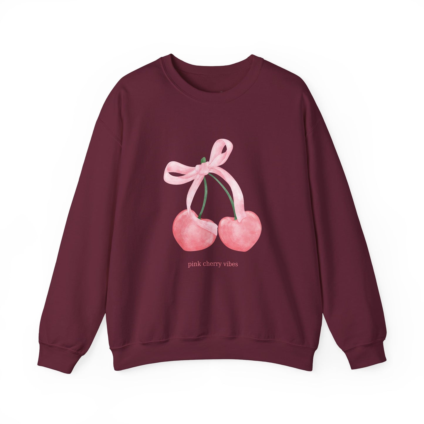 Pink Cherry Vibes Sweatshirt
