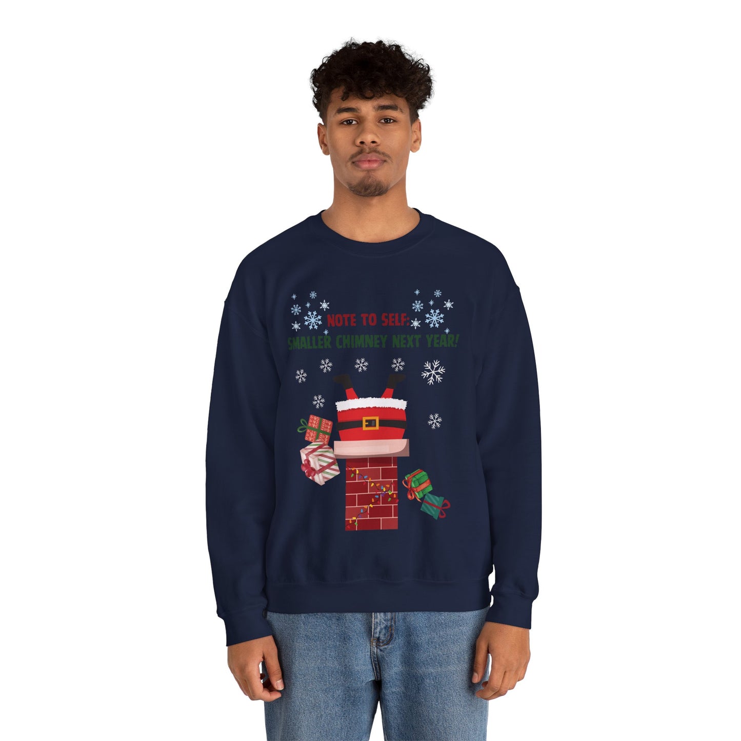 Santa’s Stuck Again! Unisex Sweatshirt