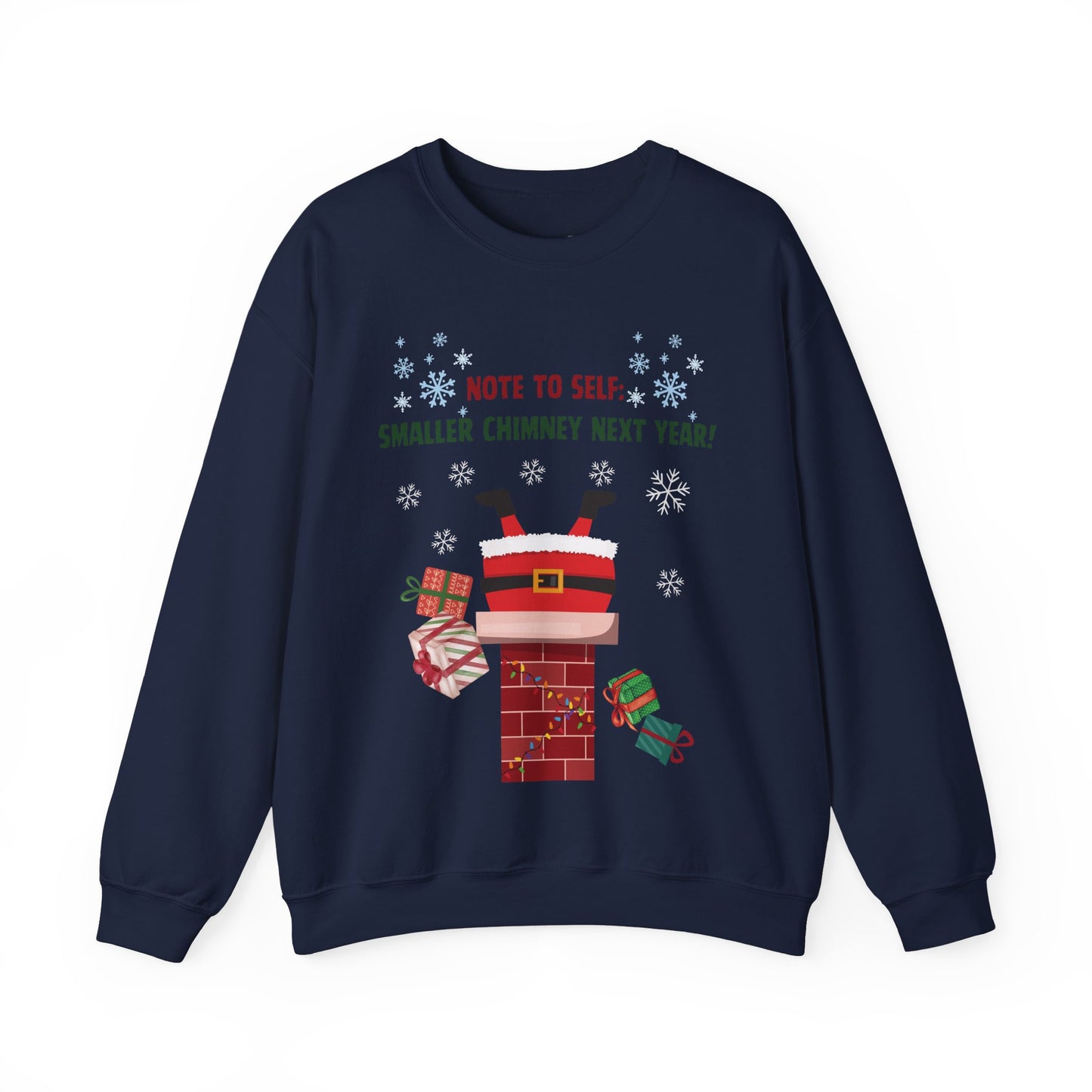 Santa’s Stuck Again! Unisex Sweatshirt