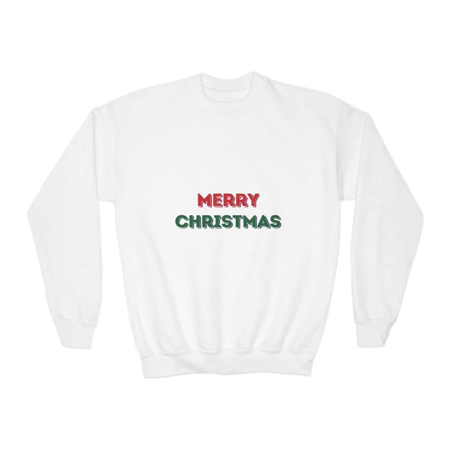 Merry Christmas Youth Crewneck Sweatshirt
