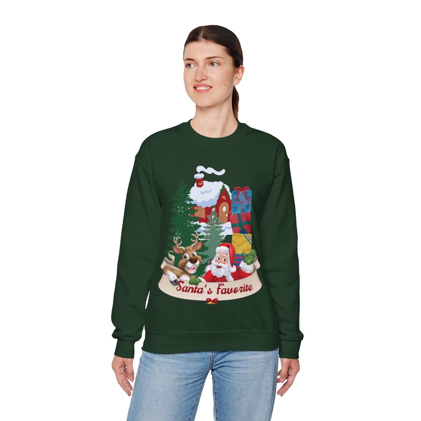 Santa's Favorite Unisex Sweatshirt