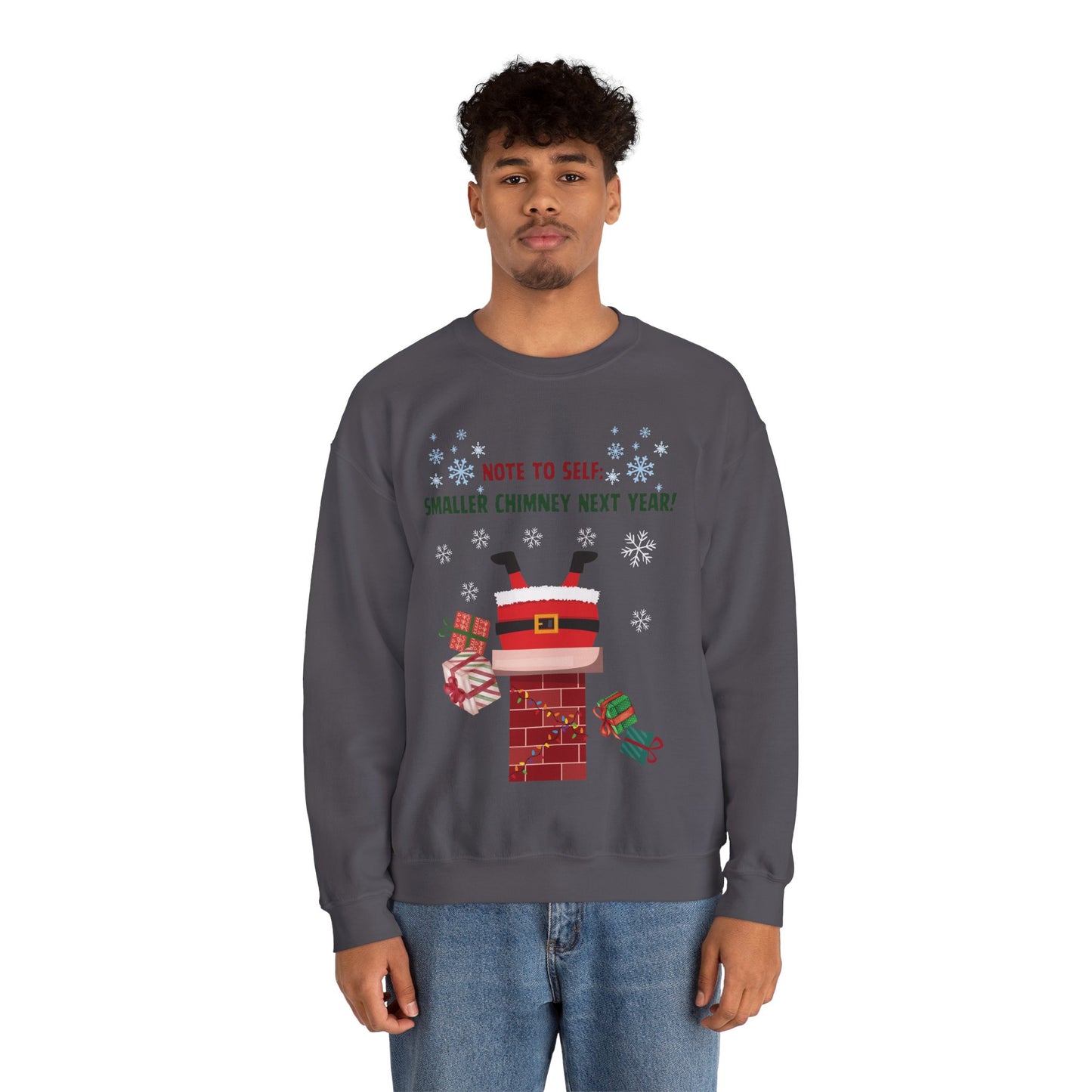 Santa’s Stuck Again! Unisex Sweatshirt