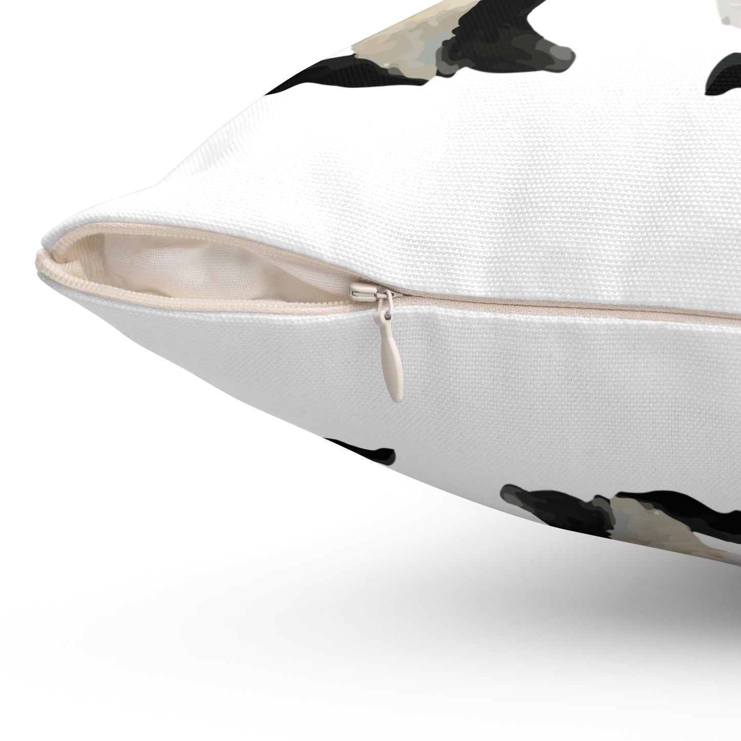 Penguin Christmas Spun Polyester Square Pillow