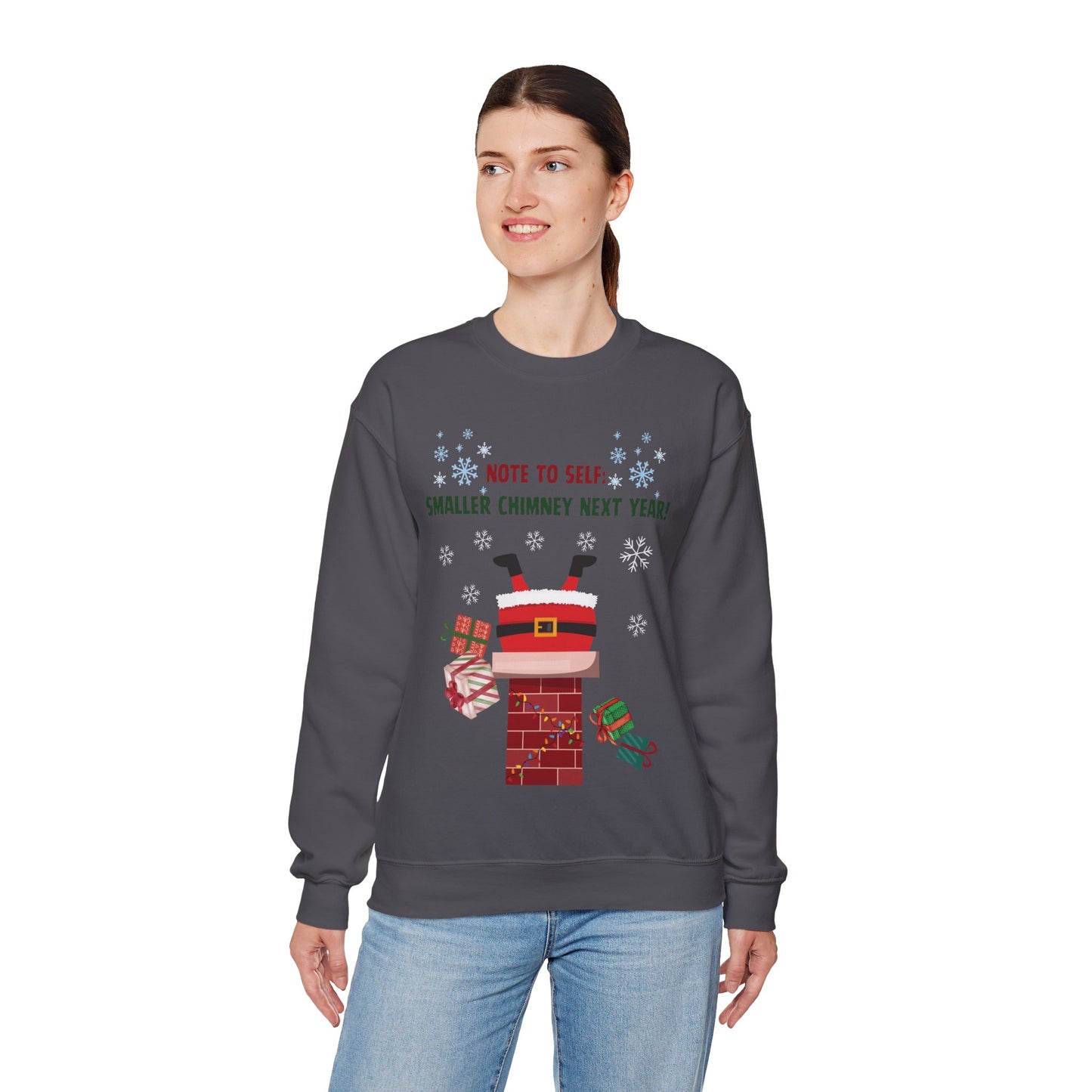 Santa’s Stuck Again! Unisex Sweatshirt