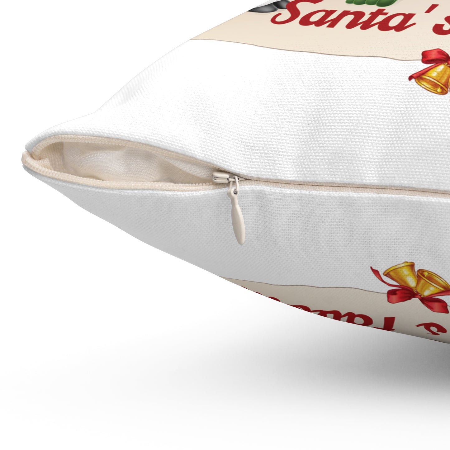 Santa's Favorite Spun Polyester Square Pillow