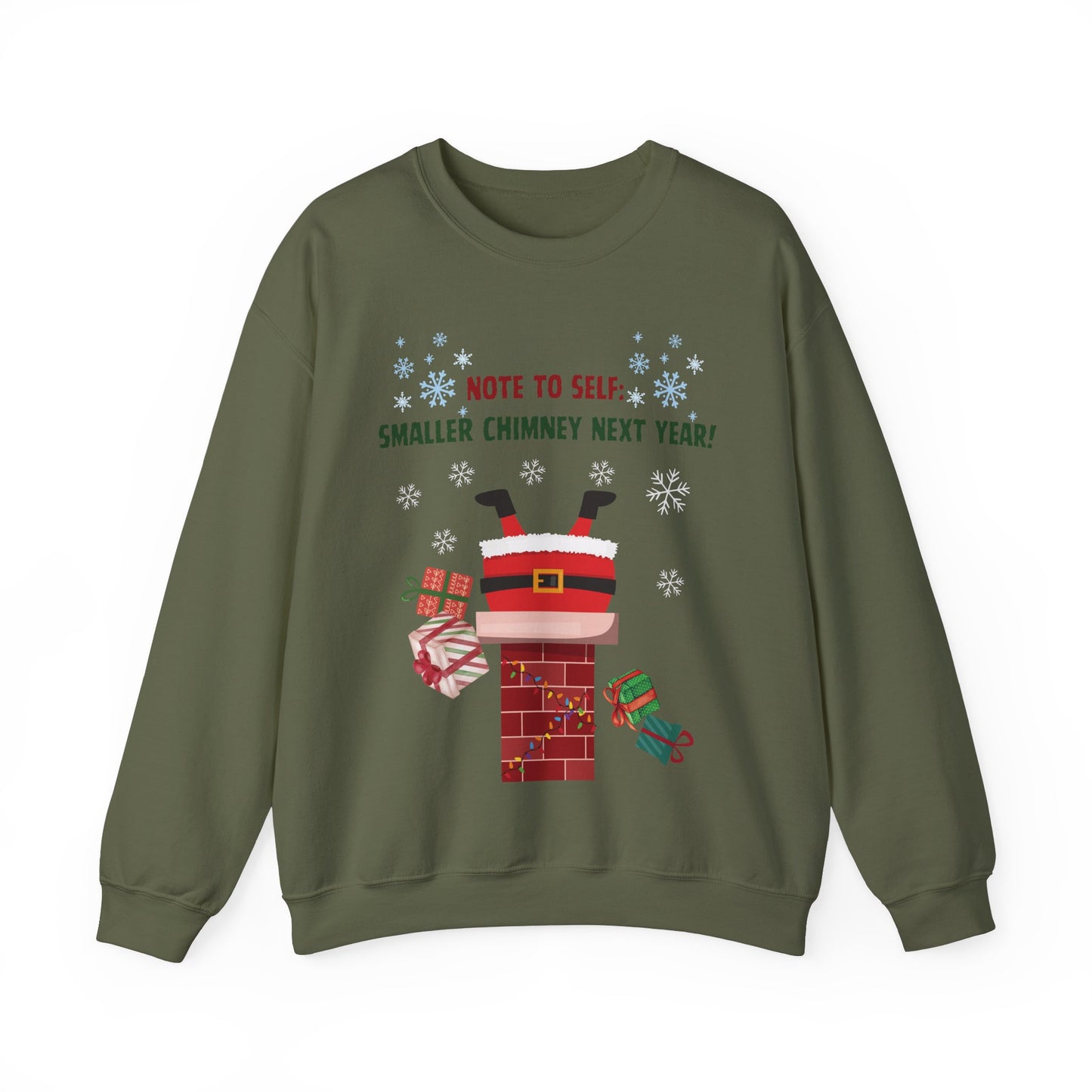 Santa’s Stuck Again! Unisex Sweatshirt