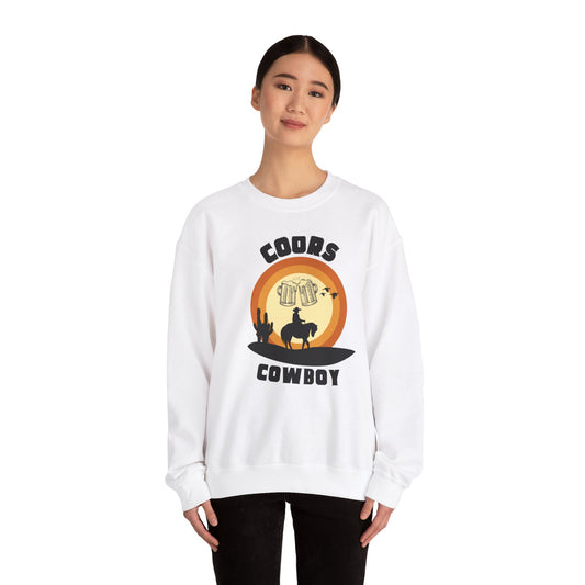 Coors Cowboy--Unisex Heavy Blend™ Crewneck Sweatshirt