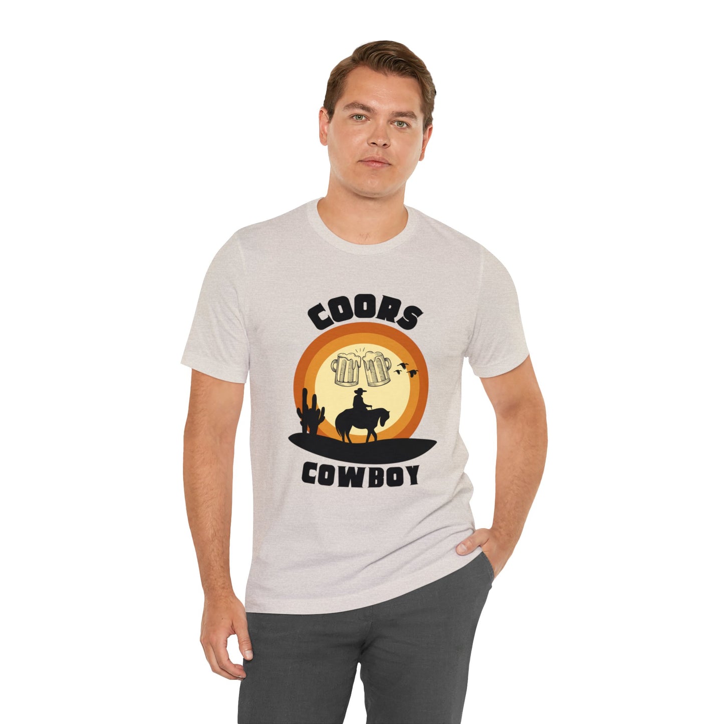 Coors Cowboy--Unisex Jersey Short Sleeve Tee