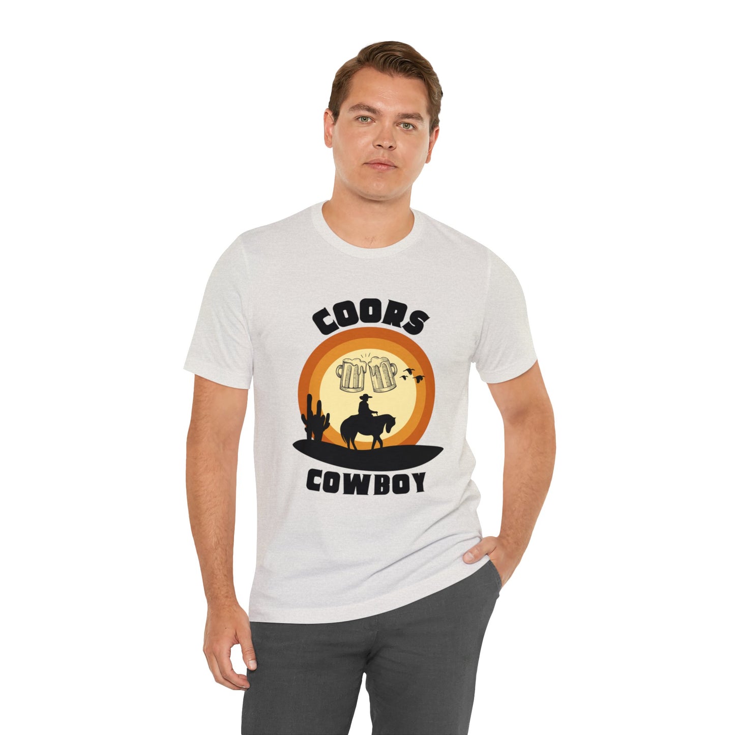 Coors Cowboy--Unisex Jersey Short Sleeve Tee