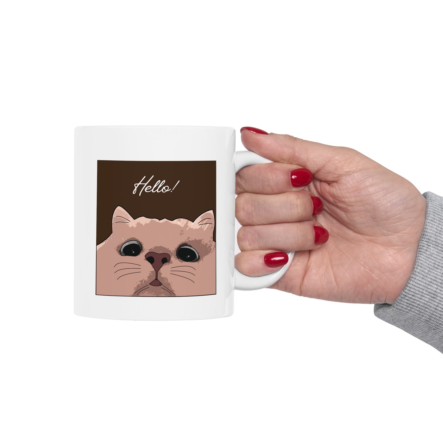 Hello Mug, (11oz, 15oz)