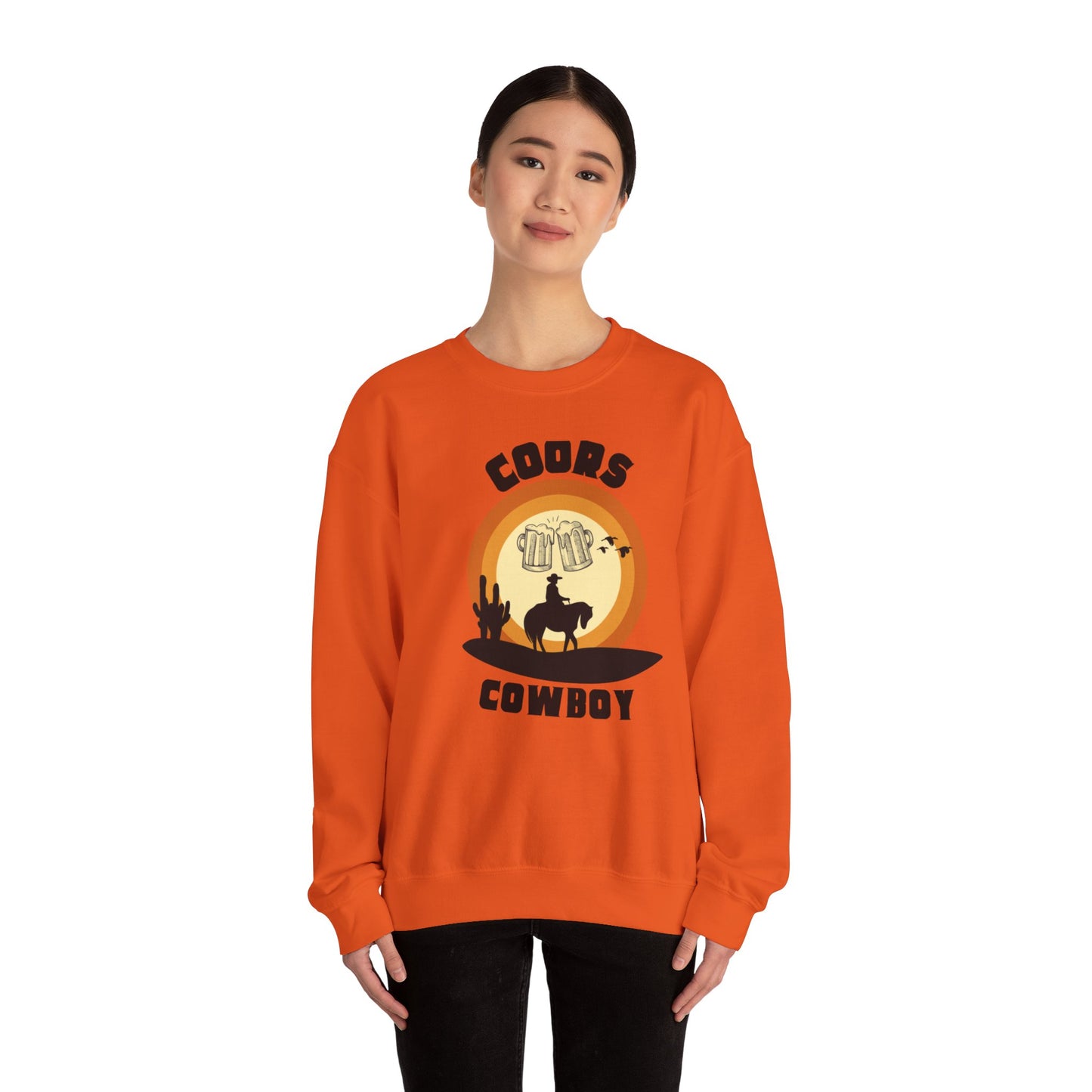 Coors Cowboy--Unisex Heavy Blend™ Crewneck Sweatshirt