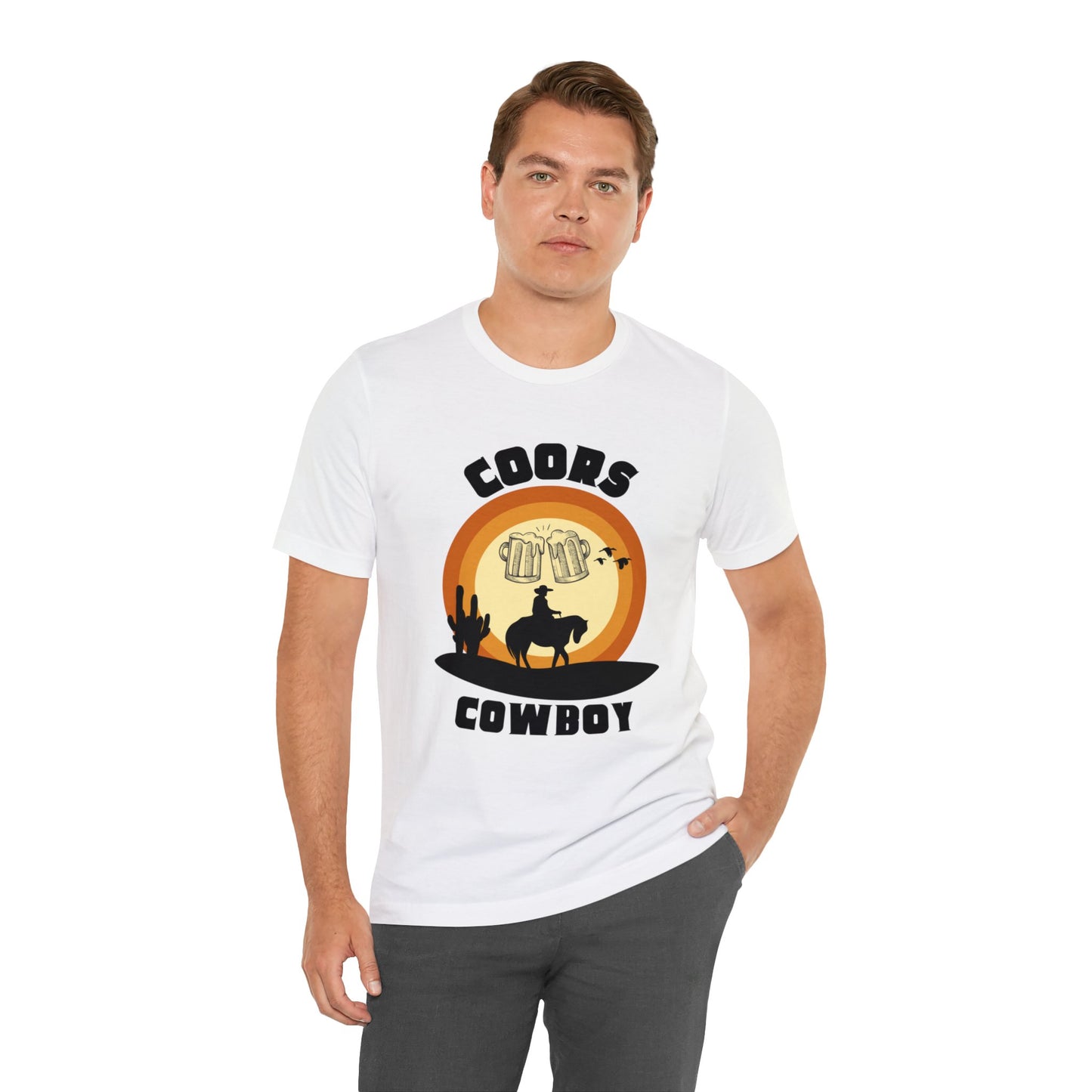 Coors Cowboy--Unisex Jersey Short Sleeve Tee