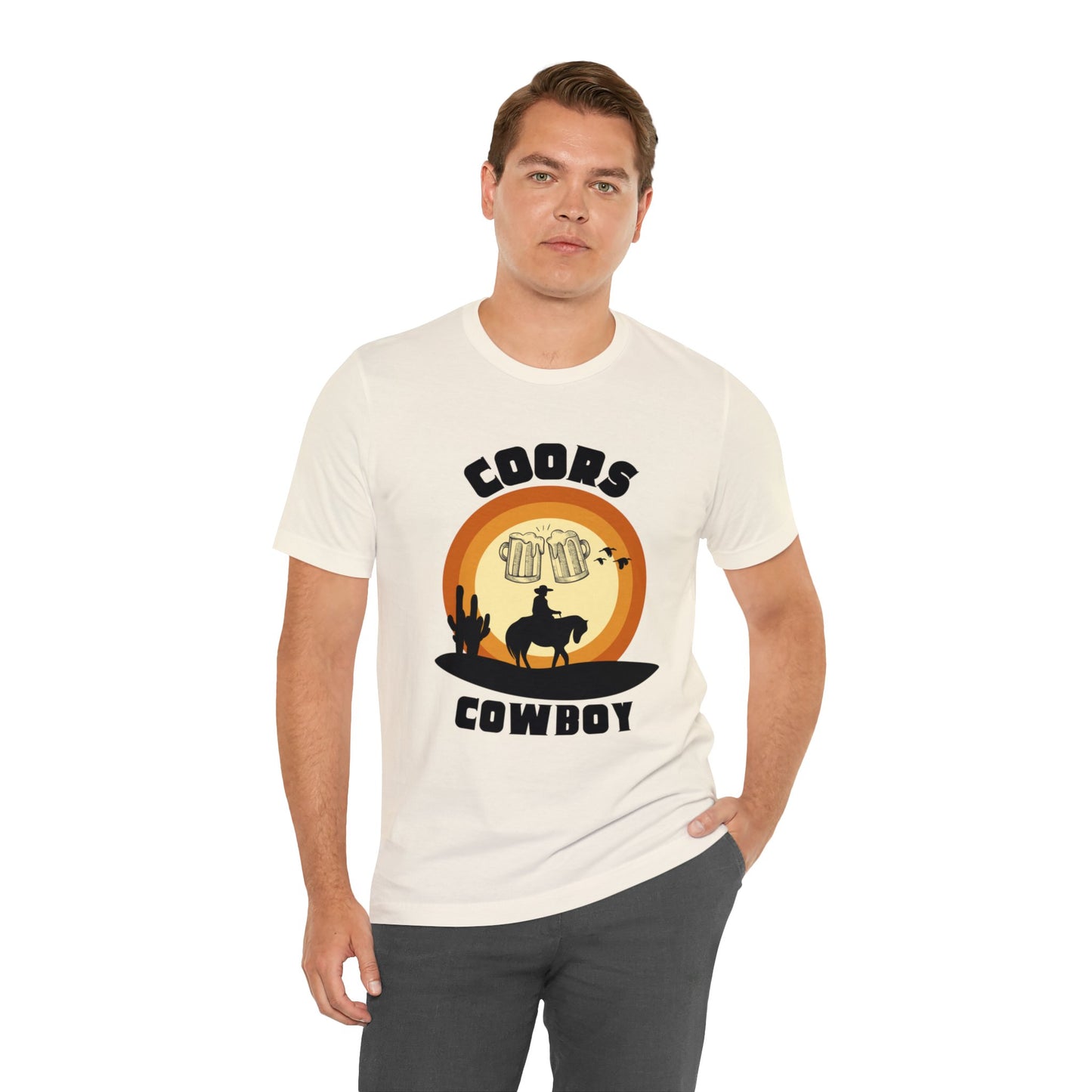 Coors Cowboy--Unisex Jersey Short Sleeve Tee