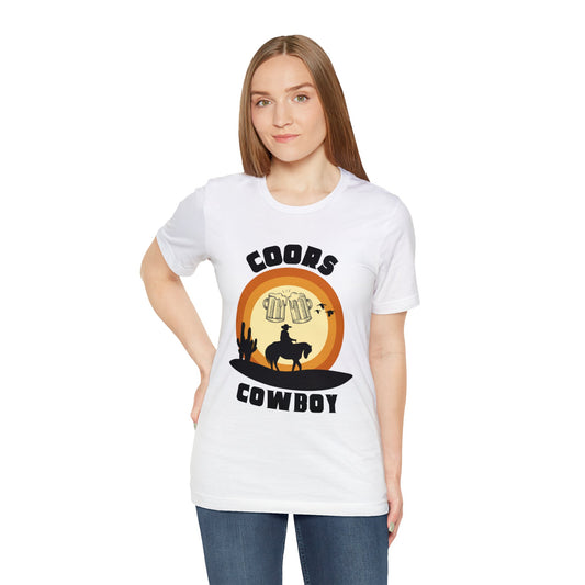 Coors Cowboy--Unisex Jersey Short Sleeve Tee