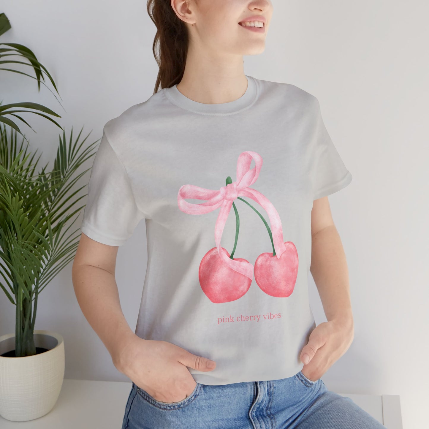 Pink Cherry Vibes Tee