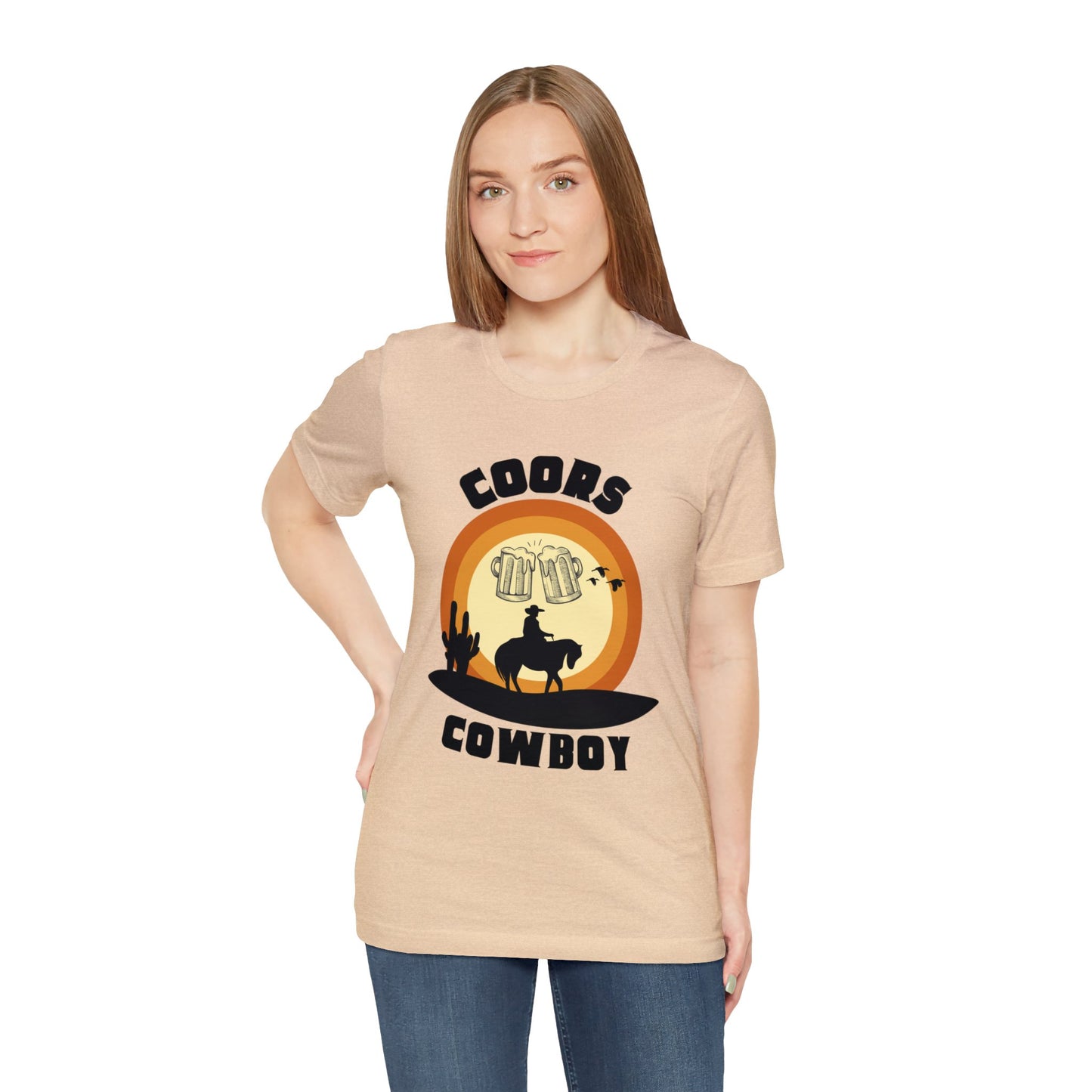 Coors Cowboy--Unisex Jersey Short Sleeve Tee