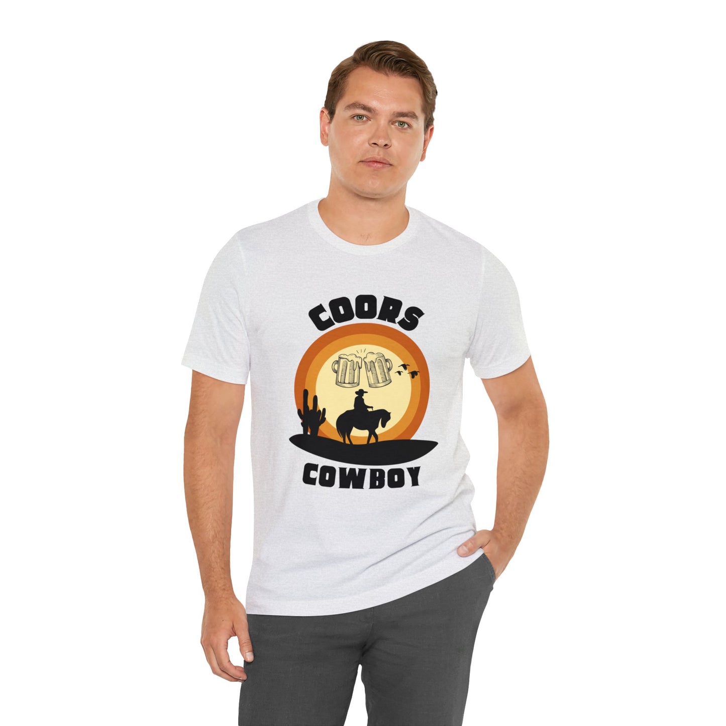 Coors Cowboy--Unisex Jersey Short Sleeve Tee