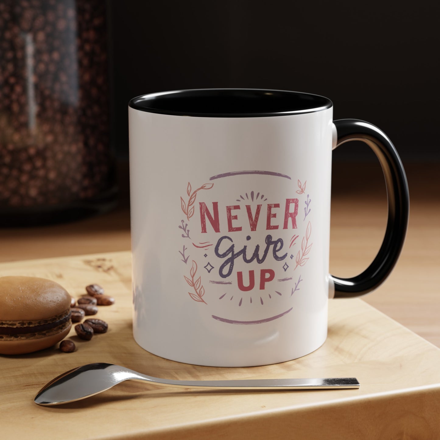 Never Give Up Mug (11, 15oz)