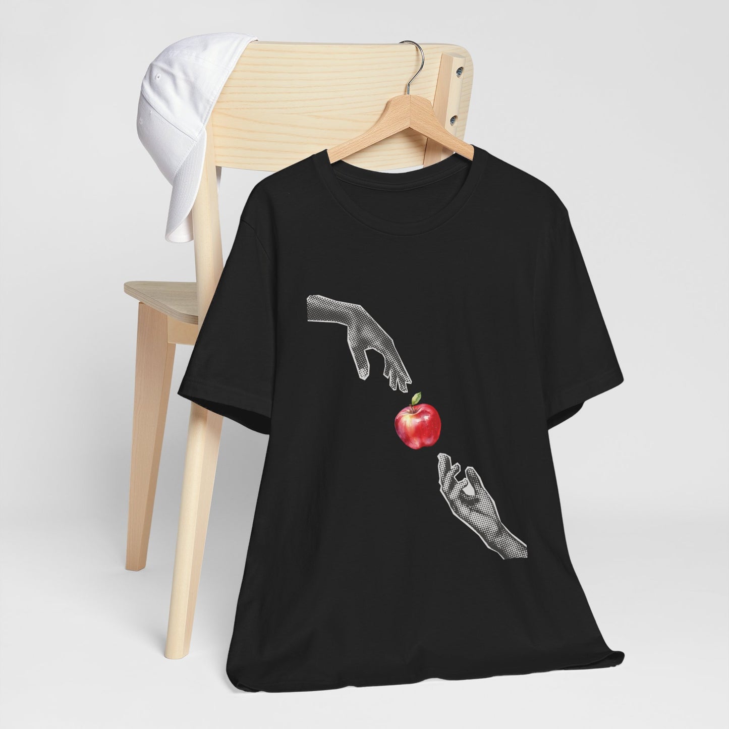 Hands Reaching For Apple Tee