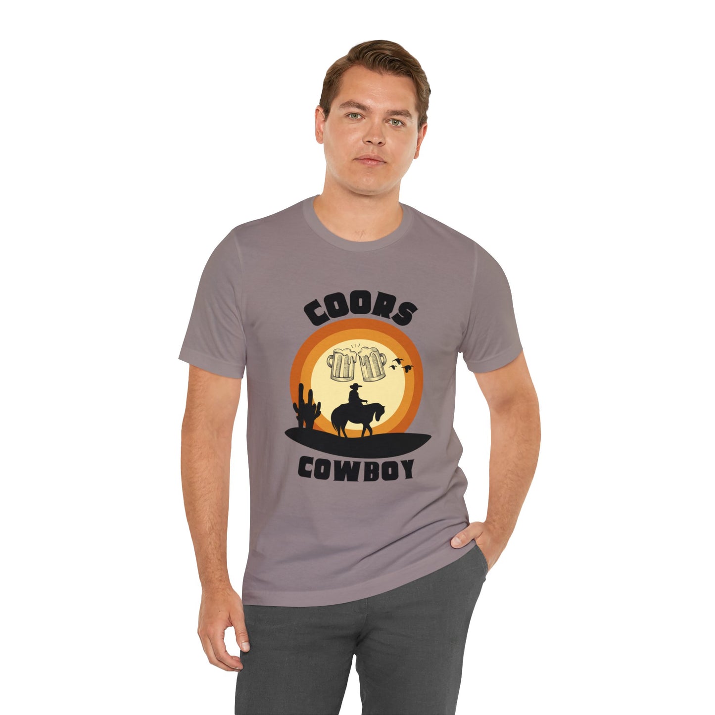 Coors Cowboy--Unisex Jersey Short Sleeve Tee