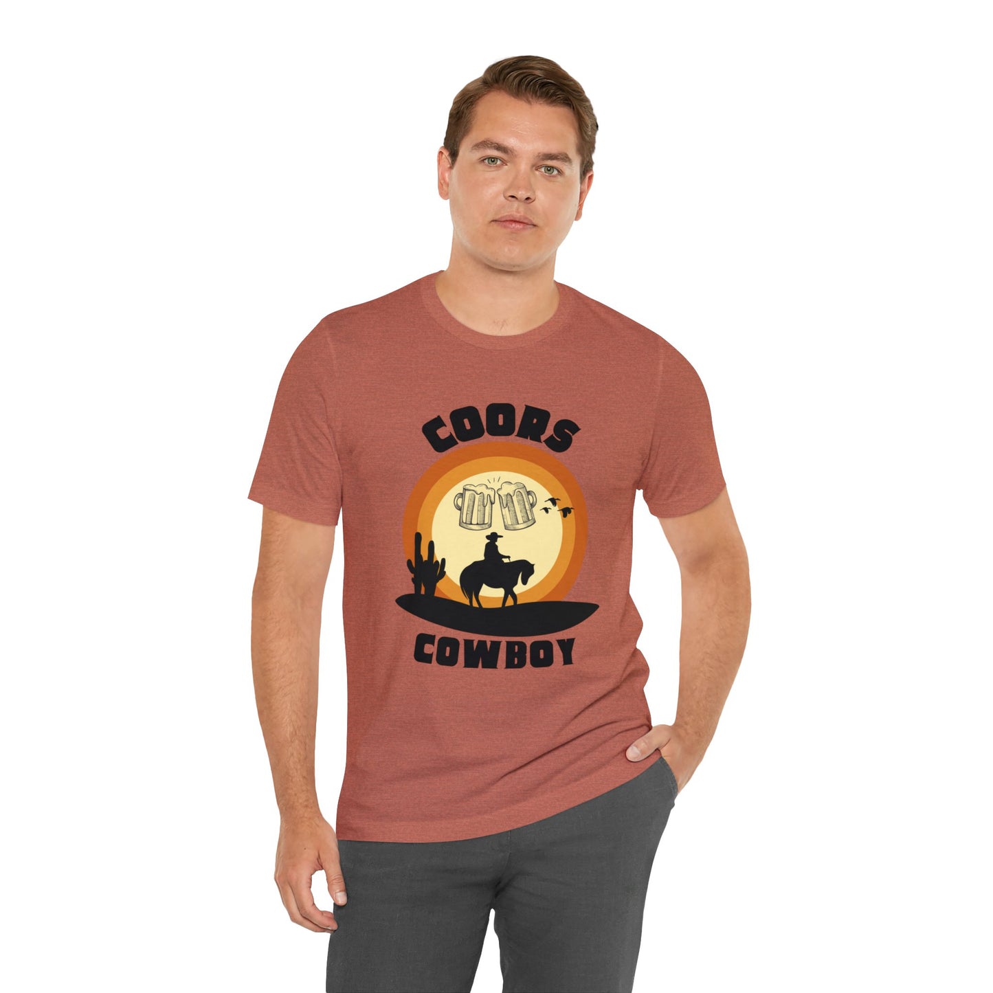 Coors Cowboy--Unisex Jersey Short Sleeve Tee