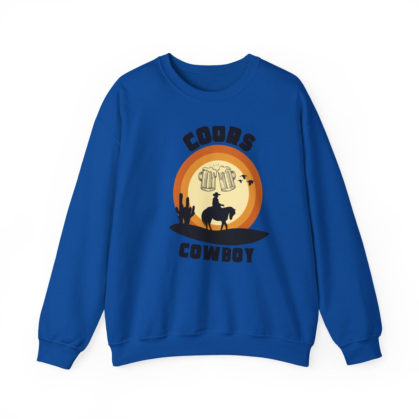 Coors Cowboy--Unisex Heavy Blend™ Crewneck Sweatshirt