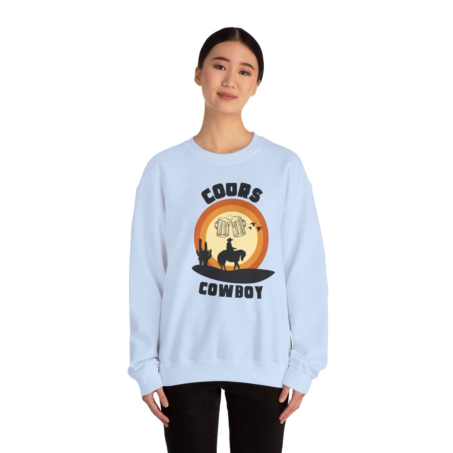 Coors Cowboy--Unisex Heavy Blend™ Crewneck Sweatshirt