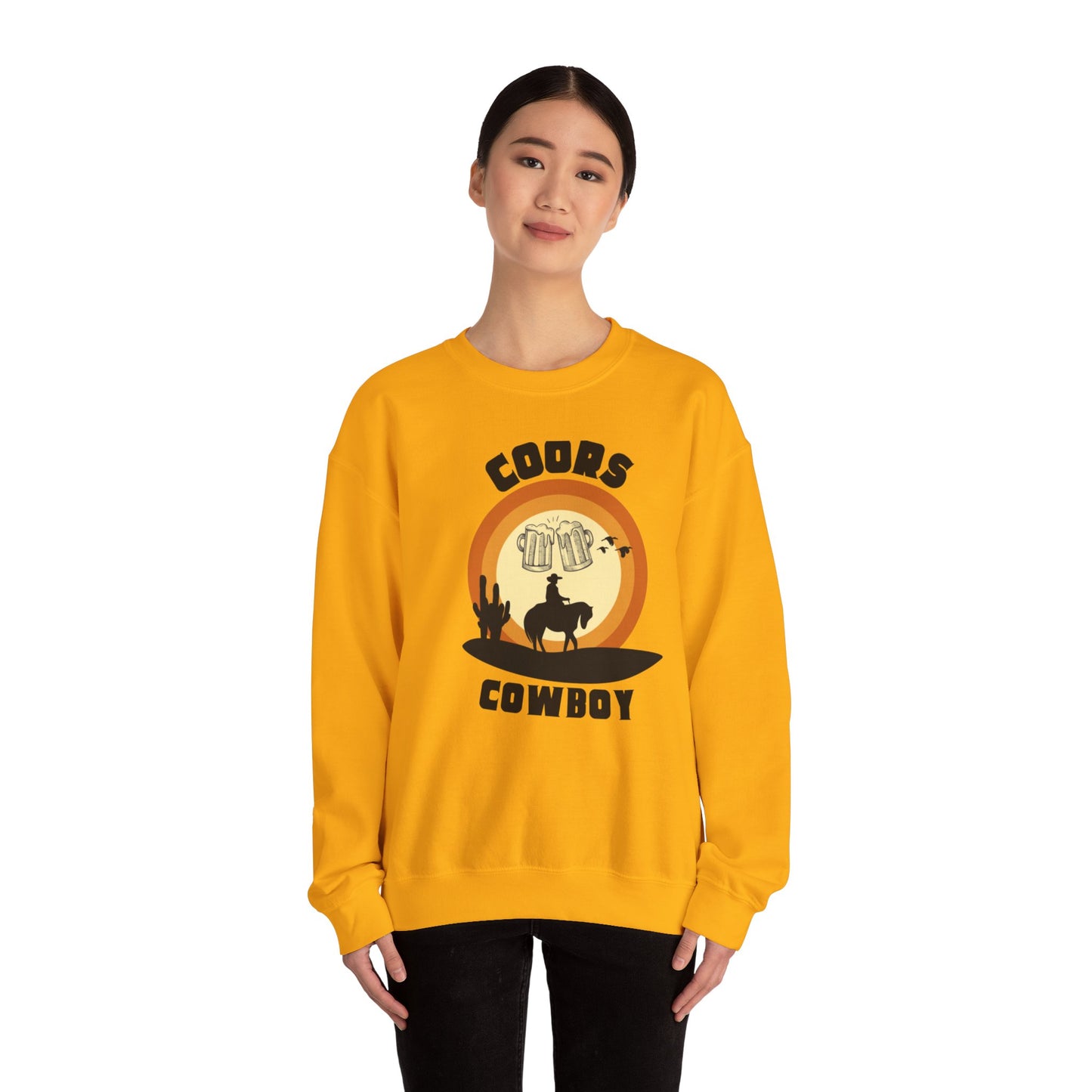 Coors Cowboy--Unisex Heavy Blend™ Crewneck Sweatshirt