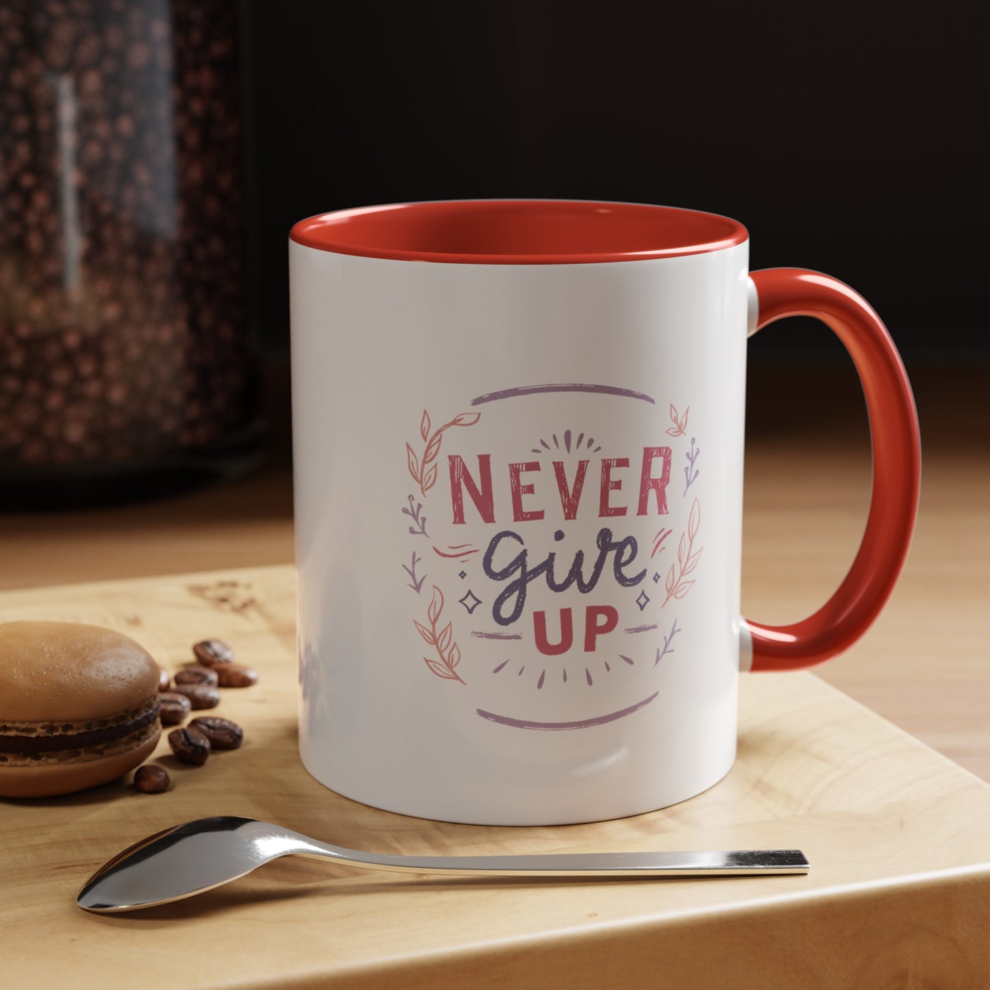 Never Give Up Mug (11, 15oz)