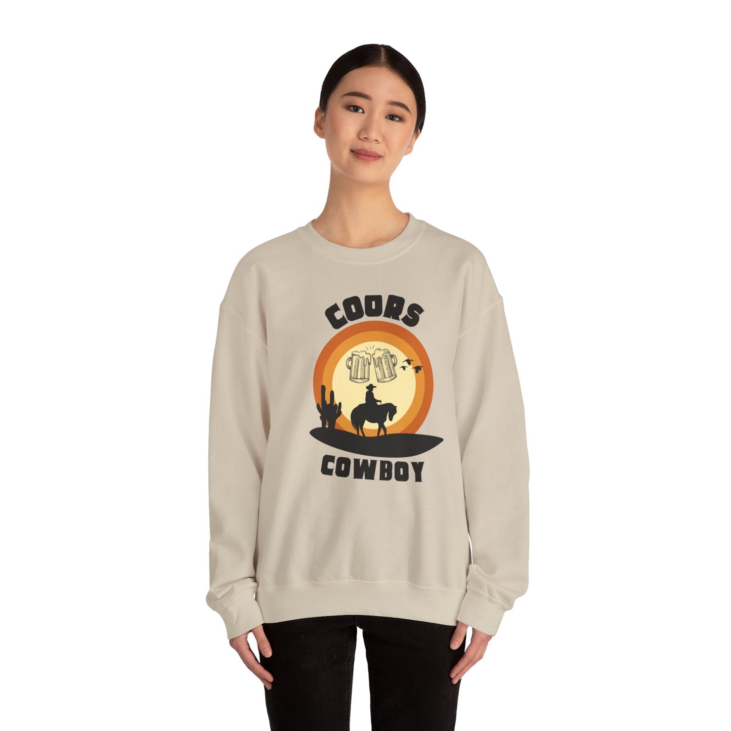 Coors Cowboy--Unisex Heavy Blend™ Crewneck Sweatshirt