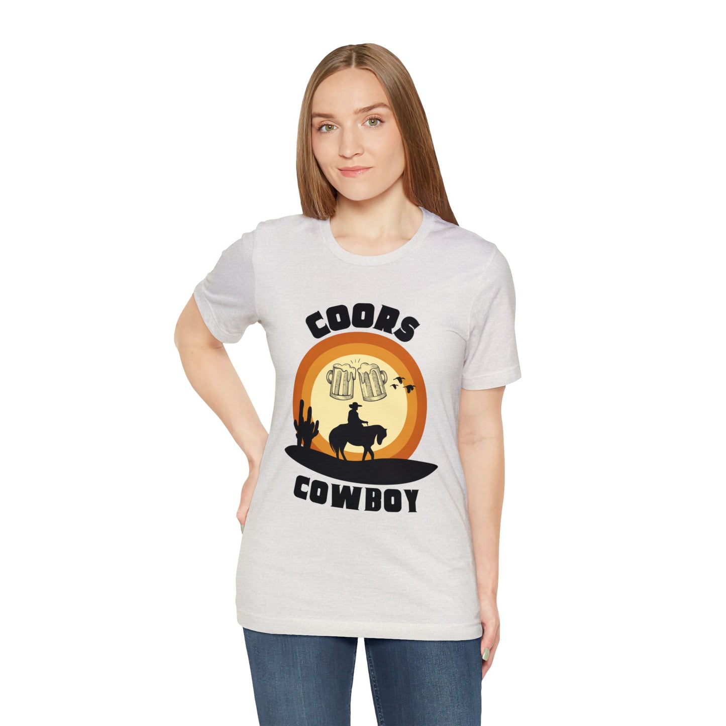 Coors Cowboy--Unisex Jersey Short Sleeve Tee