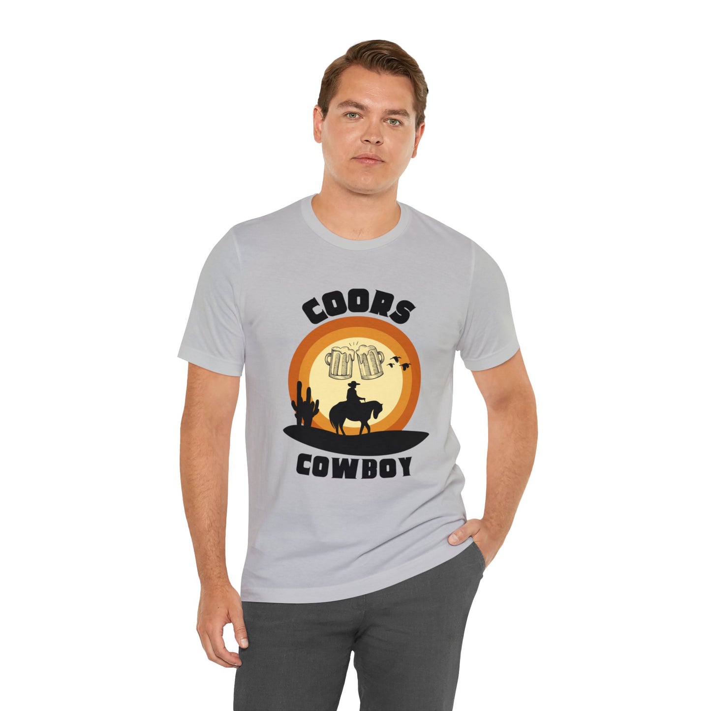 Coors Cowboy--Unisex Jersey Short Sleeve Tee