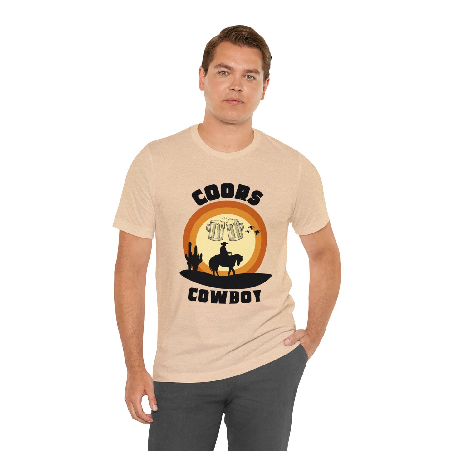 Coors Cowboy--Unisex Jersey Short Sleeve Tee