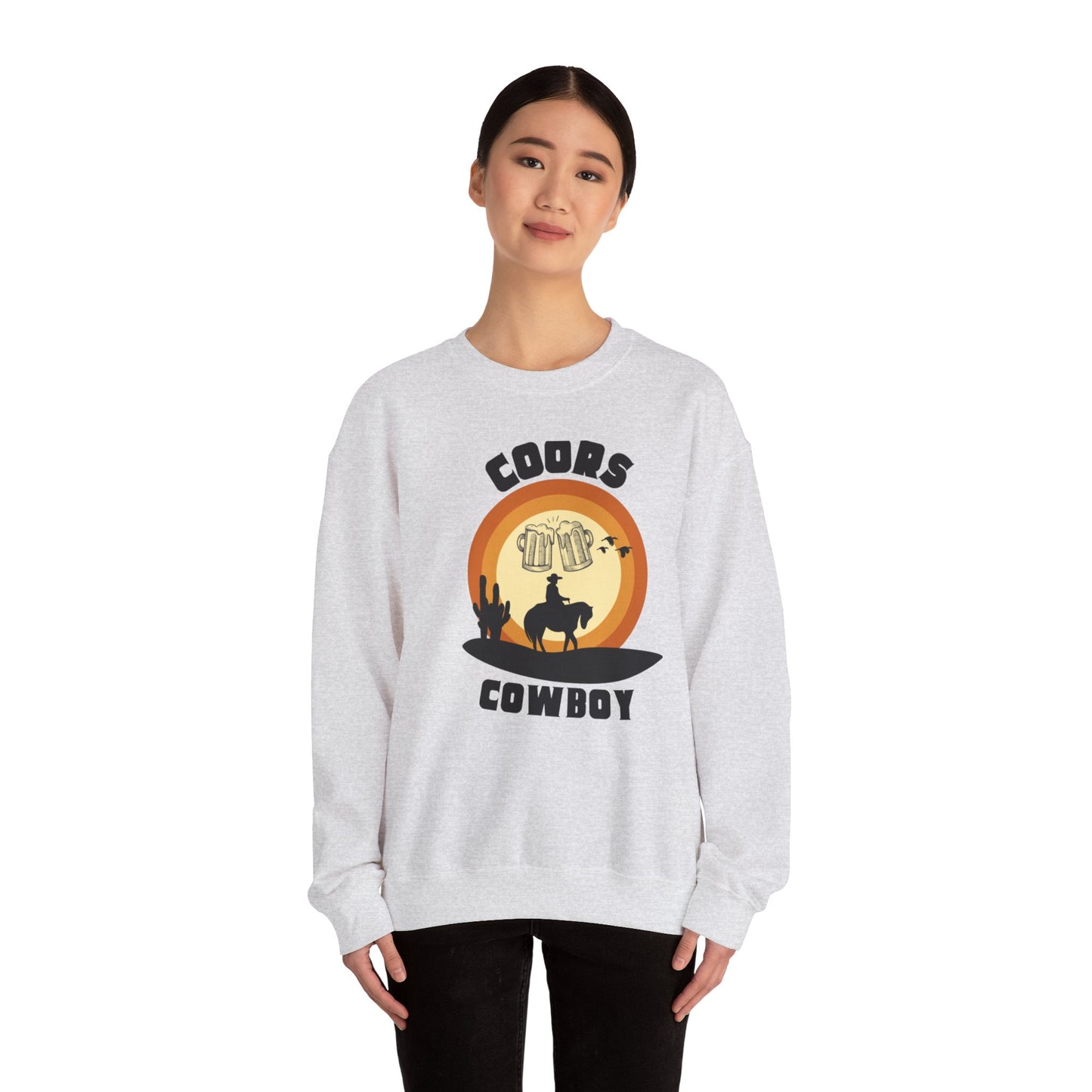 Coors Cowboy--Unisex Heavy Blend™ Crewneck Sweatshirt