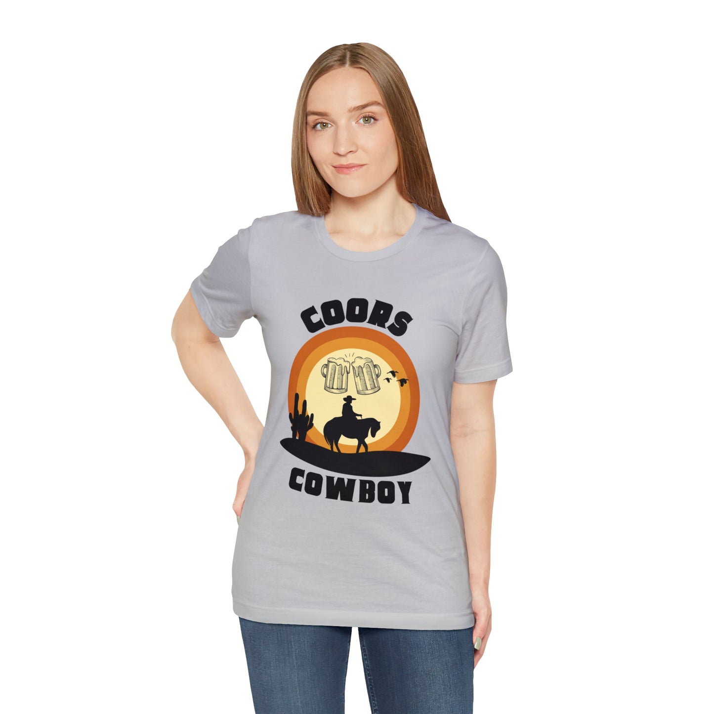 Coors Cowboy--Unisex Jersey Short Sleeve Tee