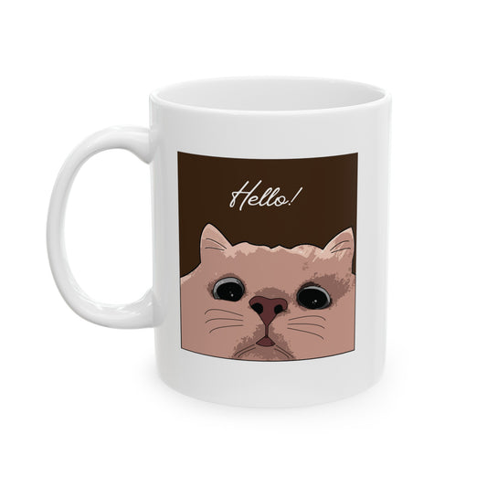 Hello Mug, (11oz, 15oz)